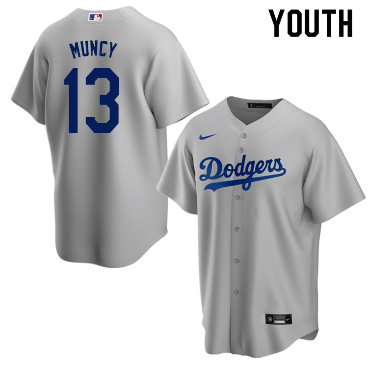 Nike Youth #13 Max Muncy Los Angeles Dodgers Baseball Jerseys Sale-Alternate
